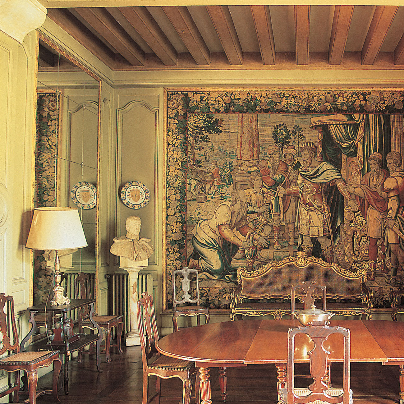 Château d'Urtubie au Pays Basque : Salon